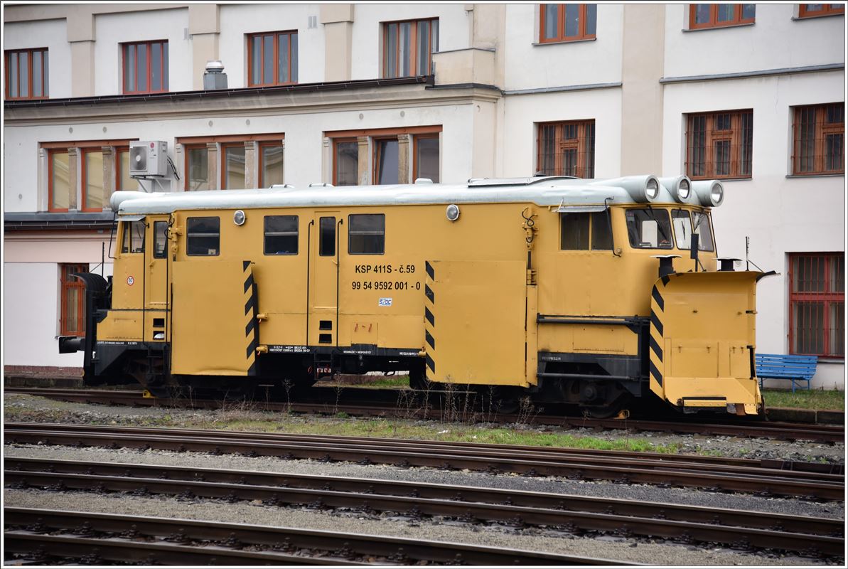Klimaschneepflug KSP411S in Liberec. (08.04.2017)