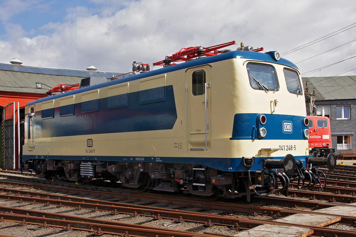 Knallfrosch - Lok 141 248-5 am 25.08.2018 in Siegen.