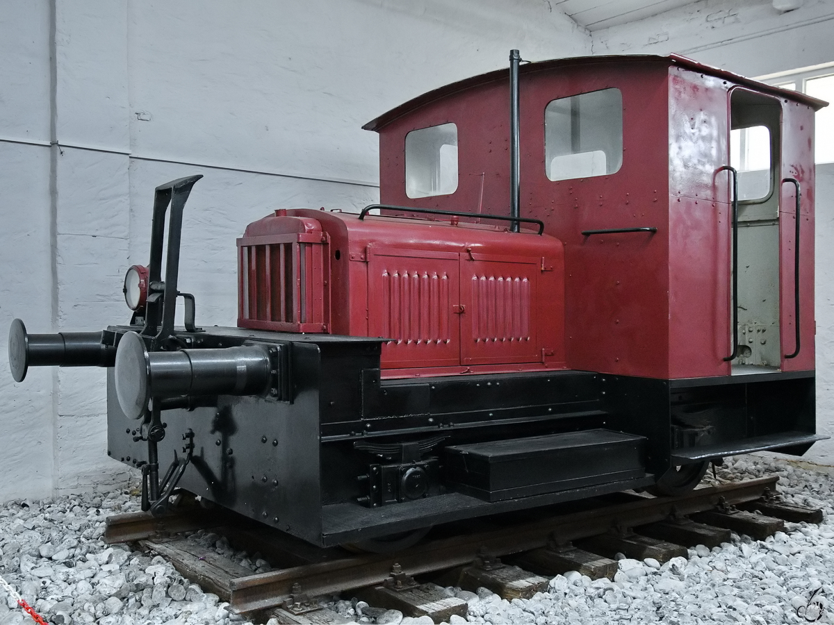 Kö 0099 ist eine bei Gmeinder gebaute Kleinlokomotive der Leistungsklasse I aus dem Jahr 1934. (Oldtimermuseum Prora, November 2022)