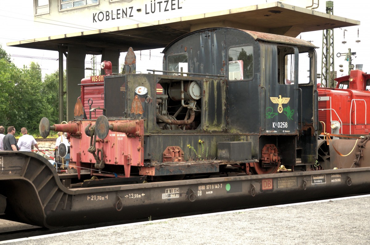 Kö 0258 am 14.06.14 zum Sommerfest in Koblenz-Lützel