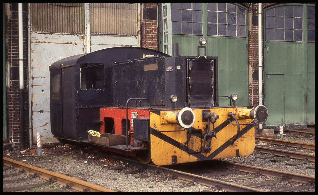 Köf ex VDN Schwerte im Museums BW Dieringhausen am 24.3.1994