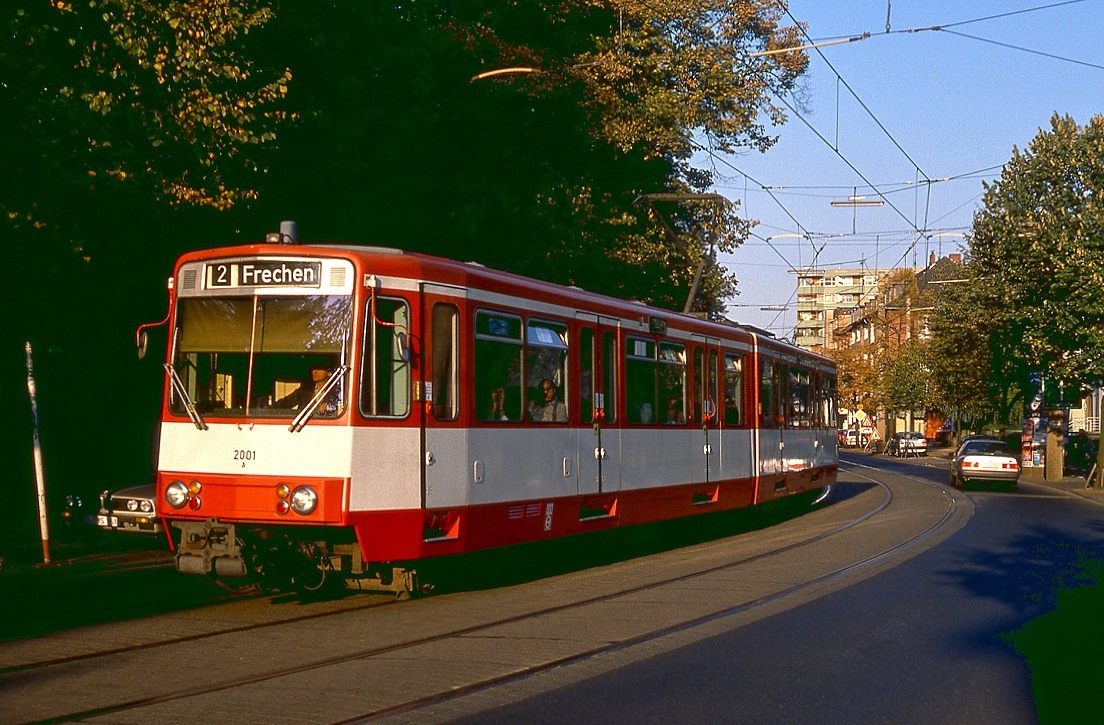 Köln 2001, Dürener Straße, 01.10.1988.
