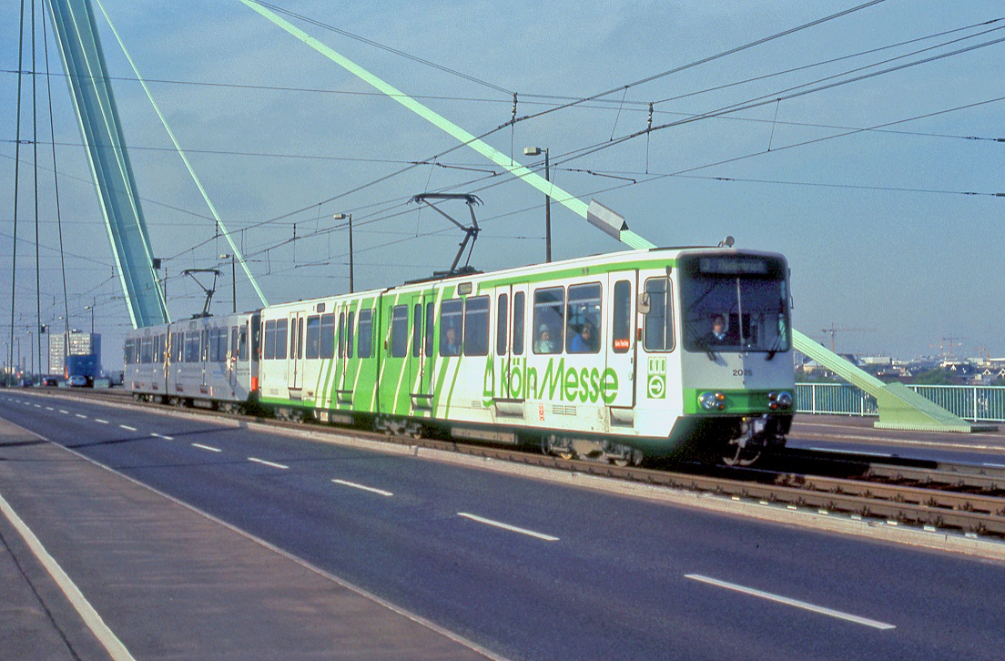 Köln 2025 + 2119, Severinsbrücke, 14.10.2000.