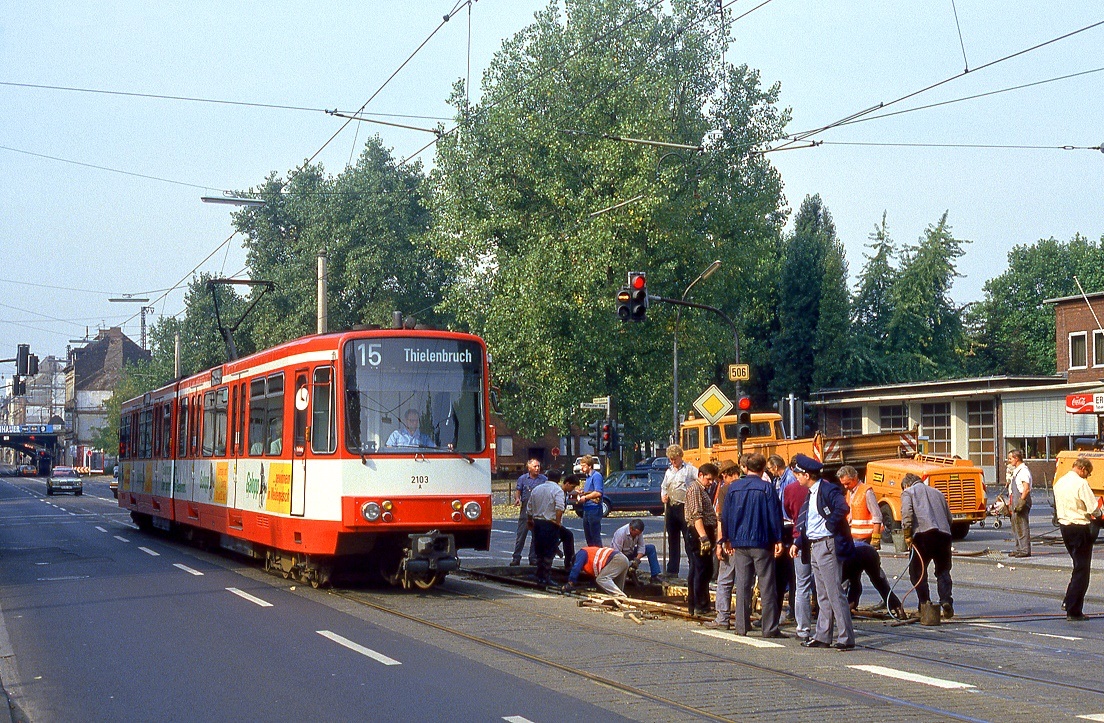 Köln 2103, Bergisch Gladbacher Straße, 21.09.1985.
