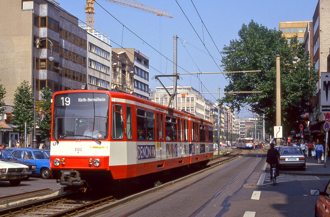 Köln 2122, Hohenzollernring, 02.09.1987.
