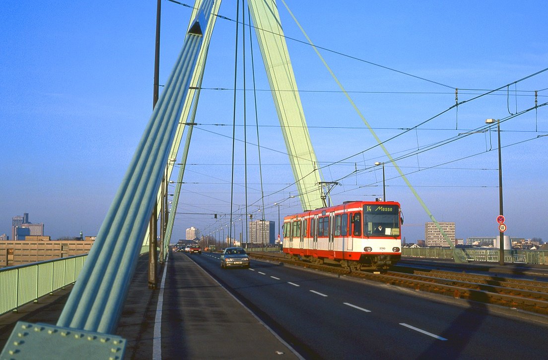 Köln 2310, Severinsbrücke, 02.03.1997.