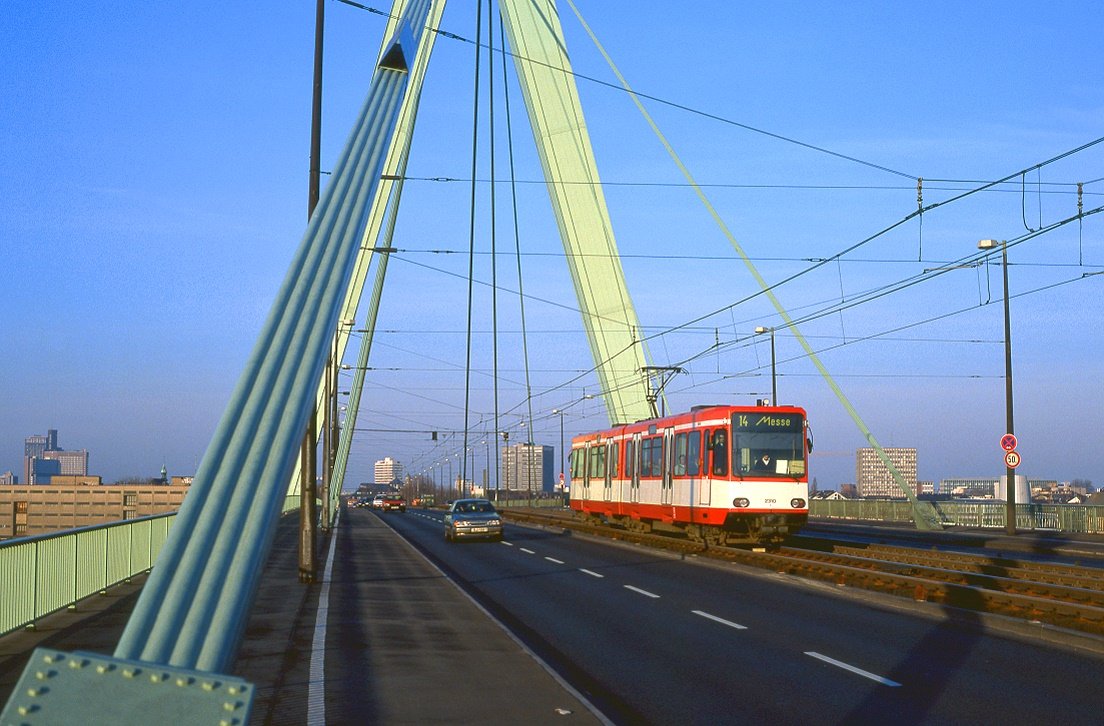 Köln 2310, Severinsbrücke, 02.03.1997.
