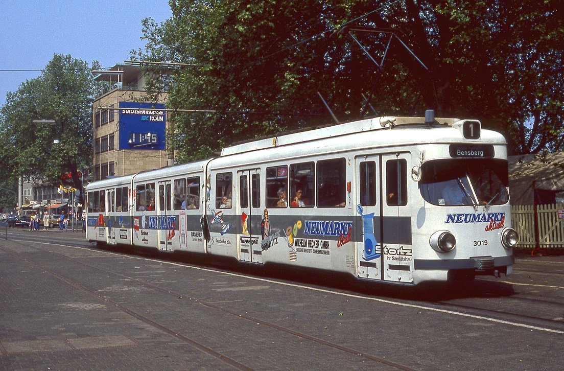 Köln 3019, Neumarkt, 31.05.1991.