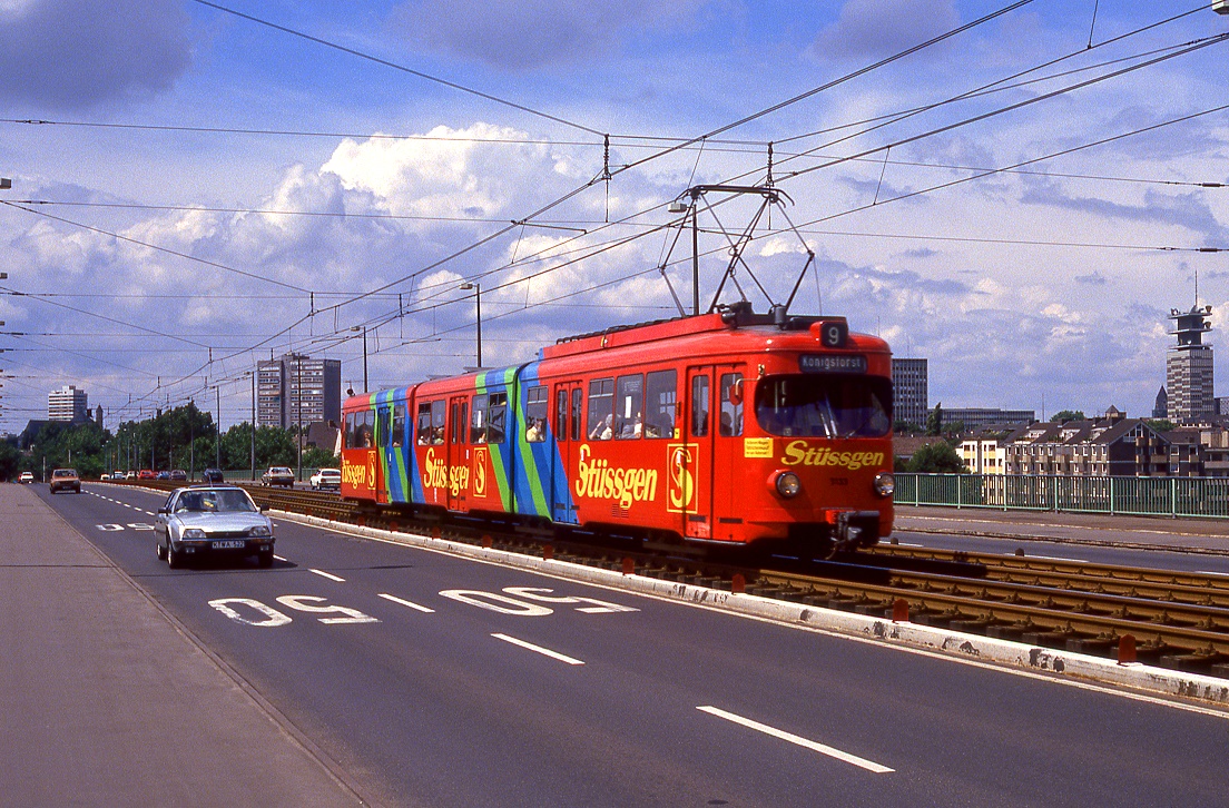 Köln 3133, Severinsbrücke, 19.07.1987.