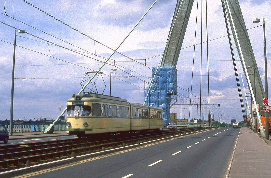 Köln 3704, Severinsbrücke, 19.07.1987.