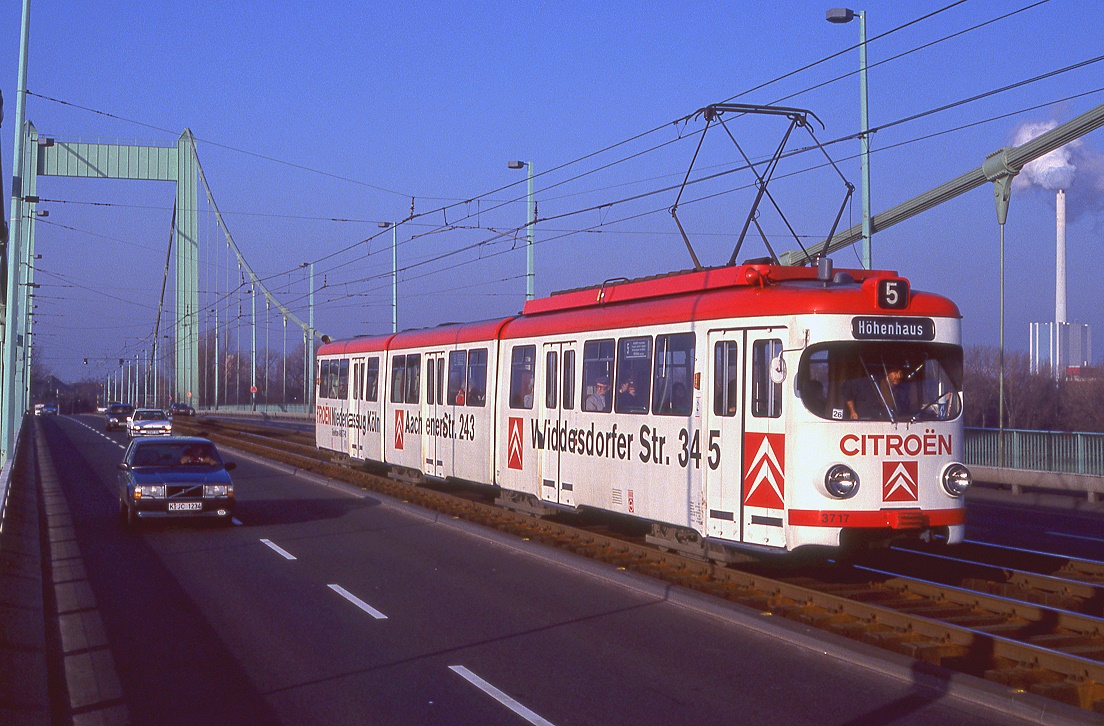 Köln 3717, Mülheimer Brücke, 05.12.1992.