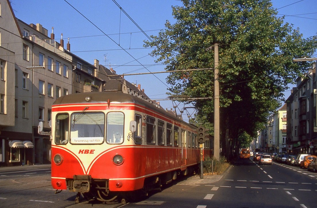 Köln KBE Et52, Luxemburger Straße / Sülzgürtel, 26.10.1985.