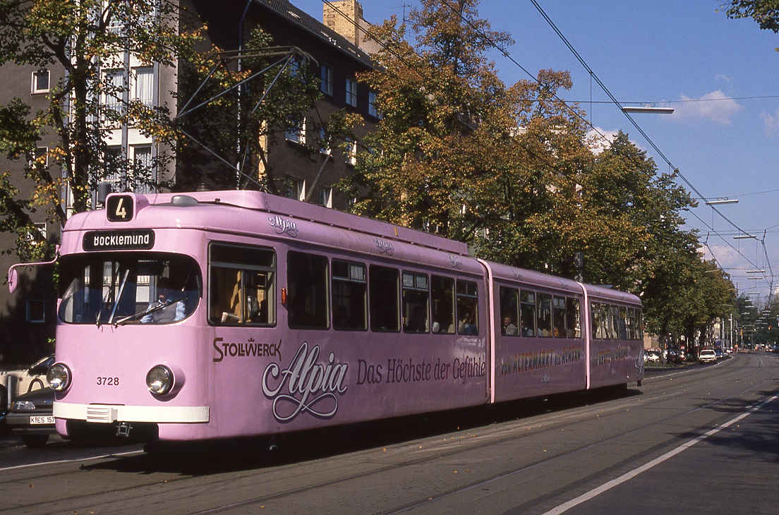 Köln Tw 3728, Gotenring, 01.10.1988.