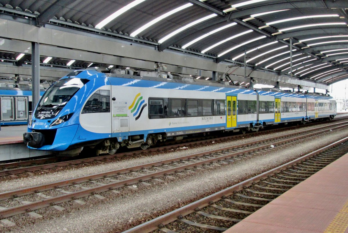 Koleje Slaskie  36WEa-024 steht am 28 Mai 2015 in Katowice Glowny.