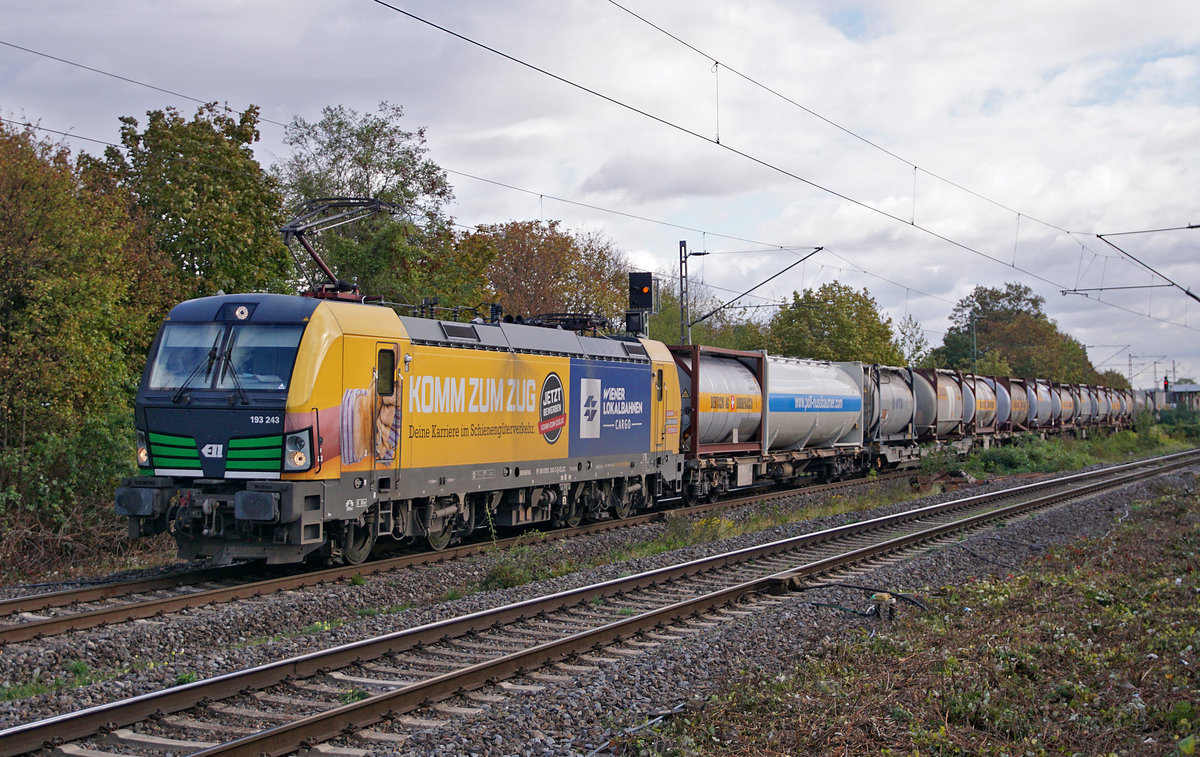 KOMM ZUM ZUG - Lokomotive 193 243 am 10.10.2020 in Duisburg.