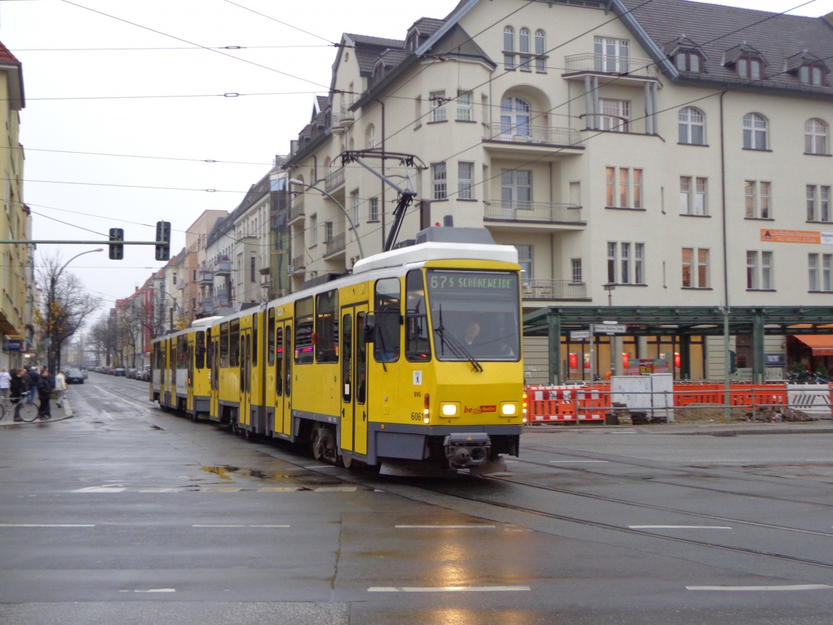 KT4D mod - BVG Wagen 6061 als Linie 67 am 22.11.13 am S-Bahnhof Schöneweide