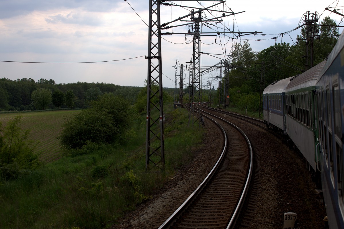 Kurve nahe Melnik 23.05.2105 17:23 Uhr.