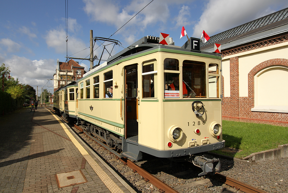 KVB 1286  Finchen  im KVB Museum in Thielenbruch am 10.09.2017 zum Tag des offenen Denkmal