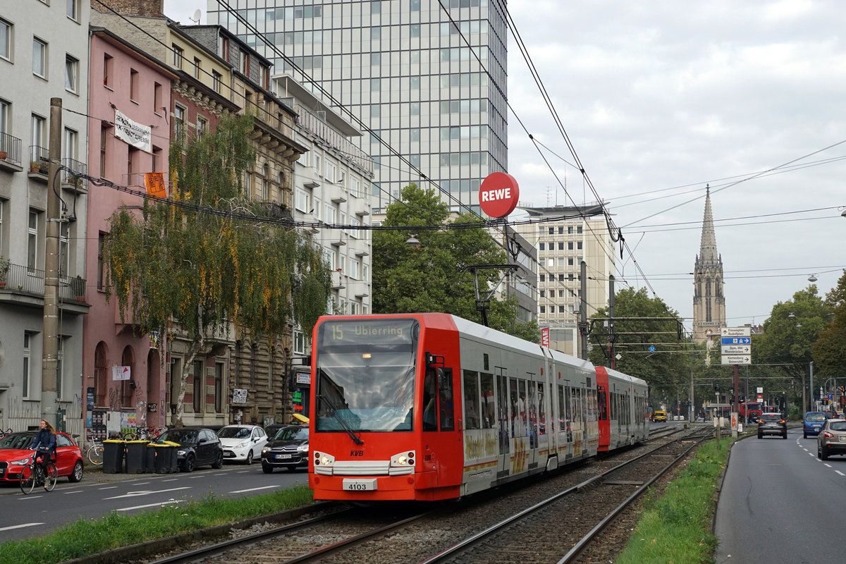 KVB: Alltag der Kölner Verkehrs-Betriebe vom 26. September 2017.
Foto: Walter Ruetsch
