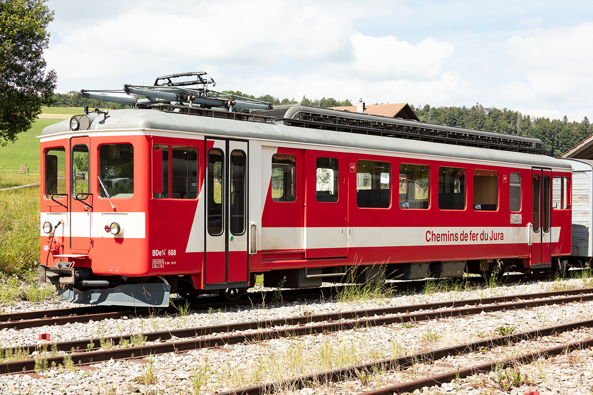 La Traction, BDe 4/4, 608, 18.07.2020, Pre Petitjean