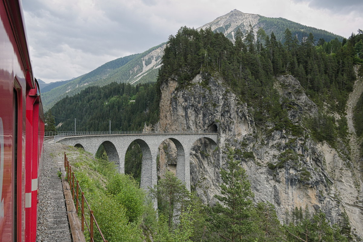 Landwasserviadukt am 4.6.18.