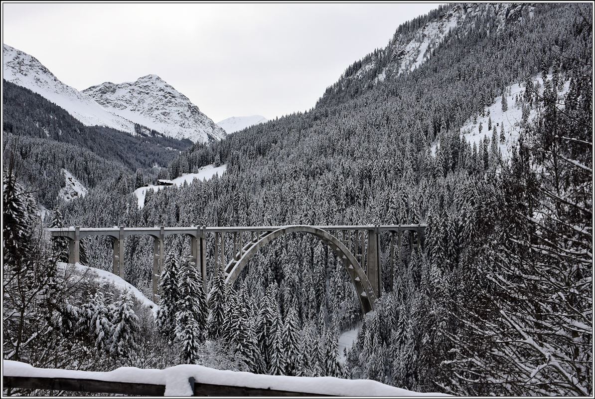 Langwieser Viadukt. (20.01.2018) Bahnbilder.de