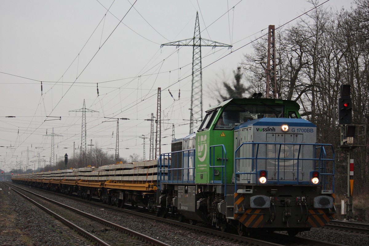 LDS 277 030 am 15.3.13 mit einem Schnwellenzug in Ratingen-Lintorf.