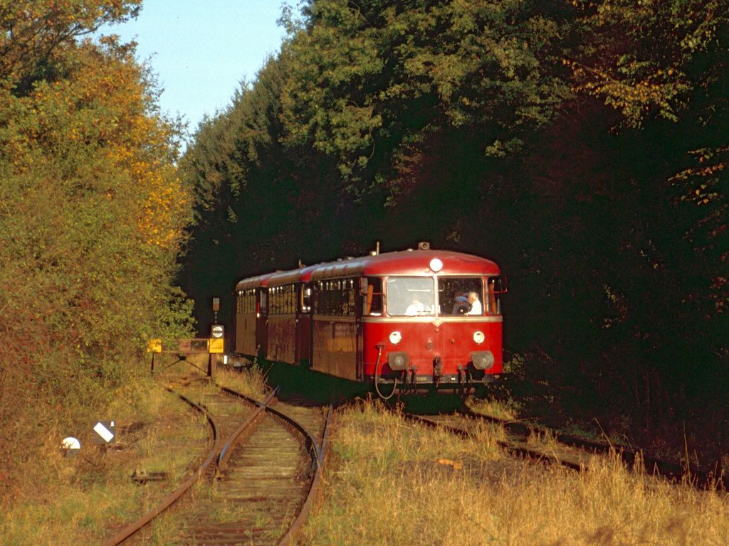 Streckenbereisung Scherfede Holzminden im Sommer 2008! Zwischen