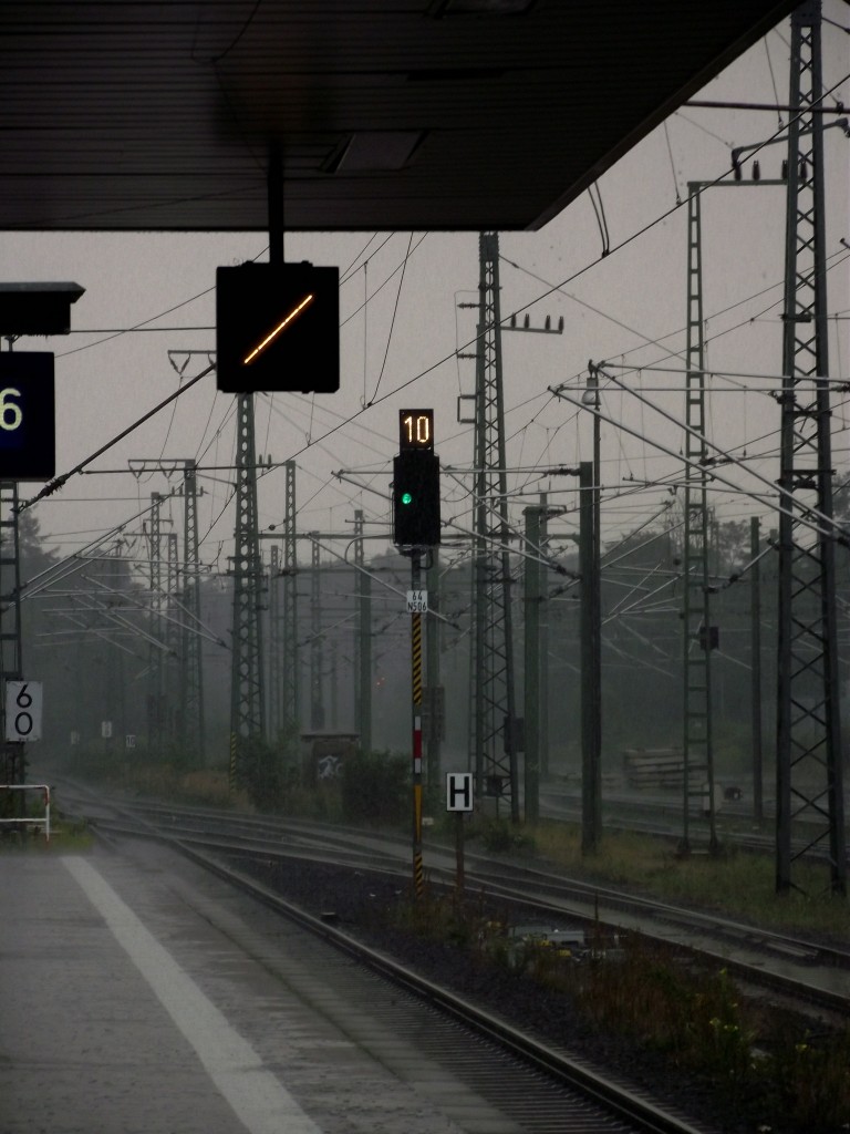 Lichtsignal am 24.08.13 in Frankfurt am Main Stadion 