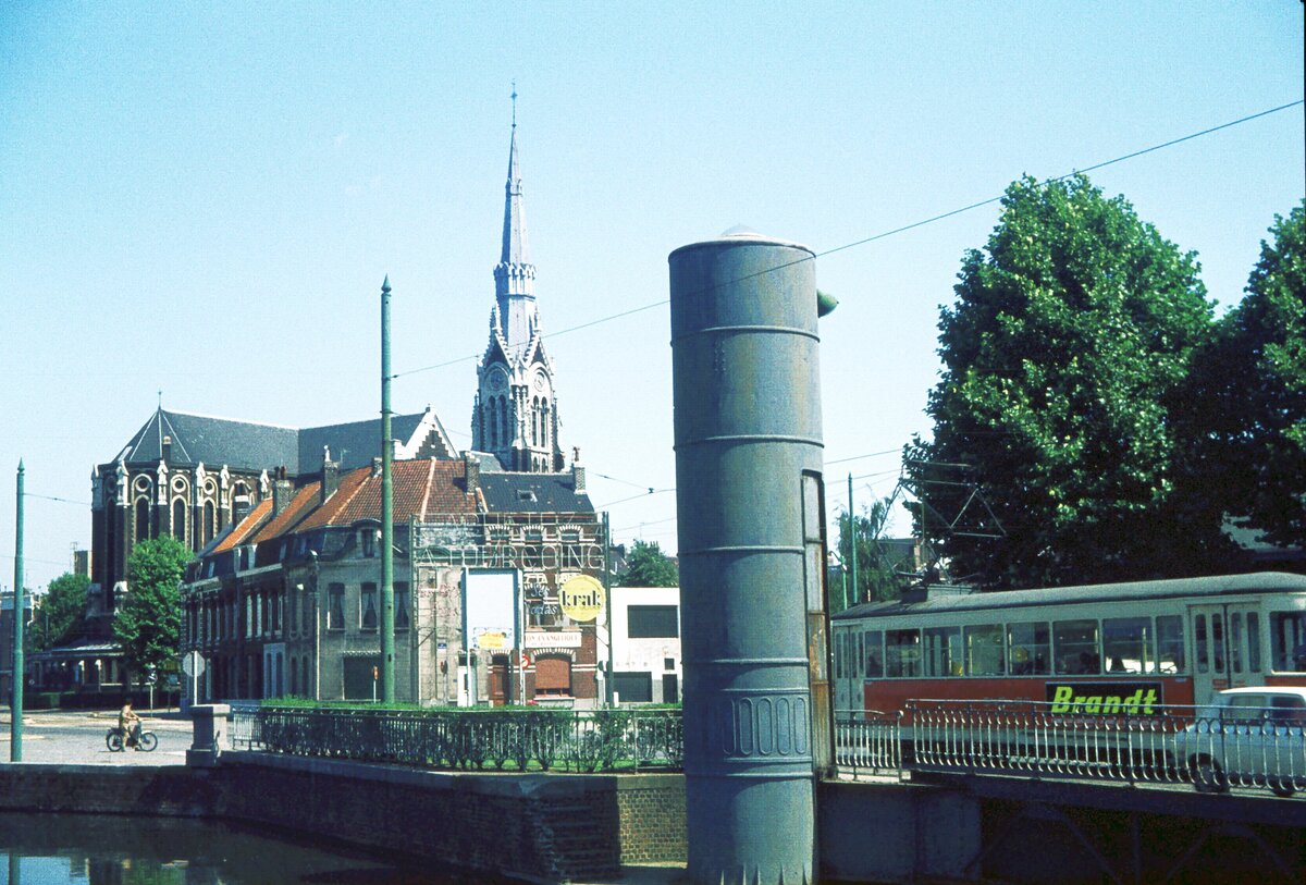 Lille SNELRT Pont Hydraulique / Hubbrücke Tourcoing 14-08-1974