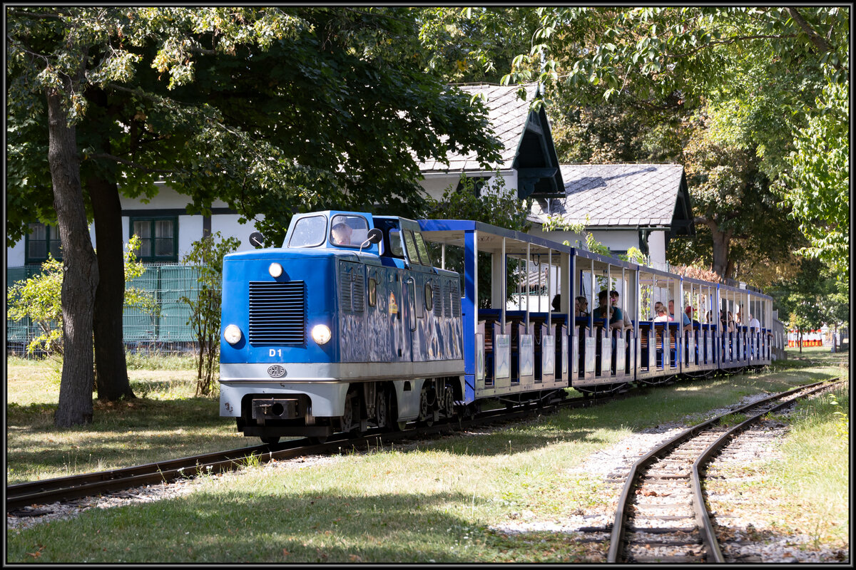 Lilliputbahn Wien . Am Wochenende rund um den 2.September wurde Jubiläum gefeiert. 