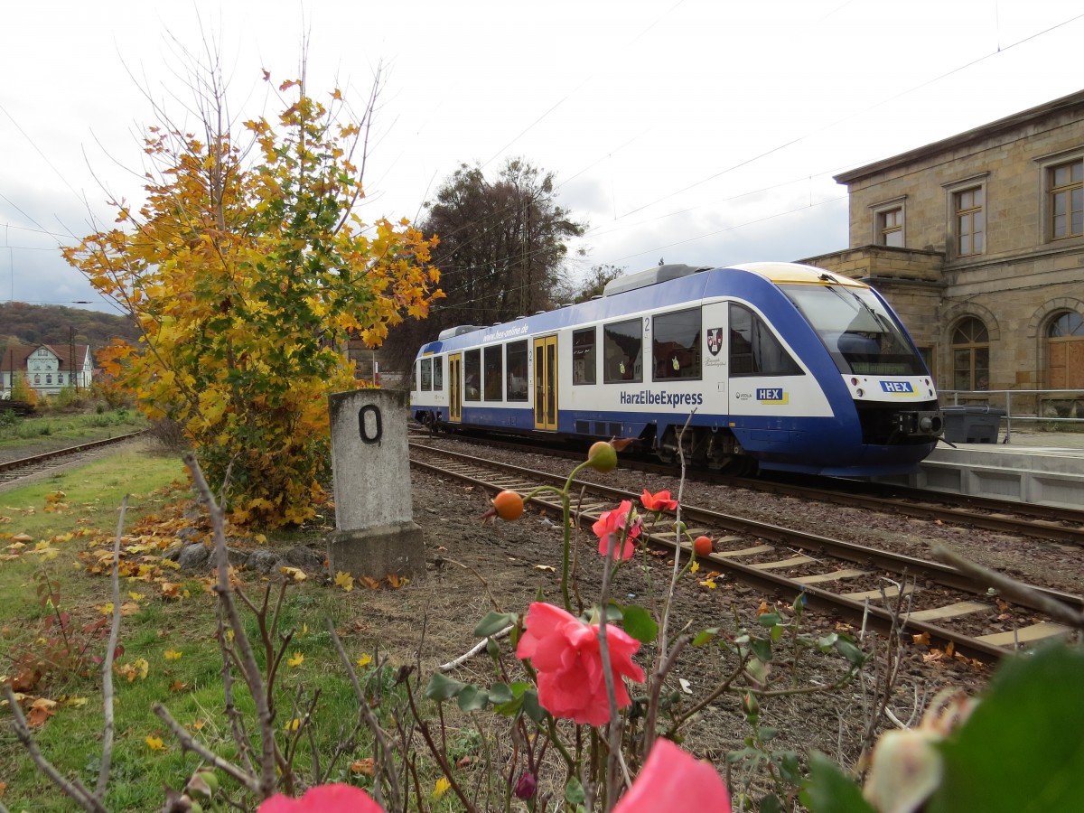 Lint 27 des Harzelbeexpress am 26.10.2013 in Blankenburg Harz