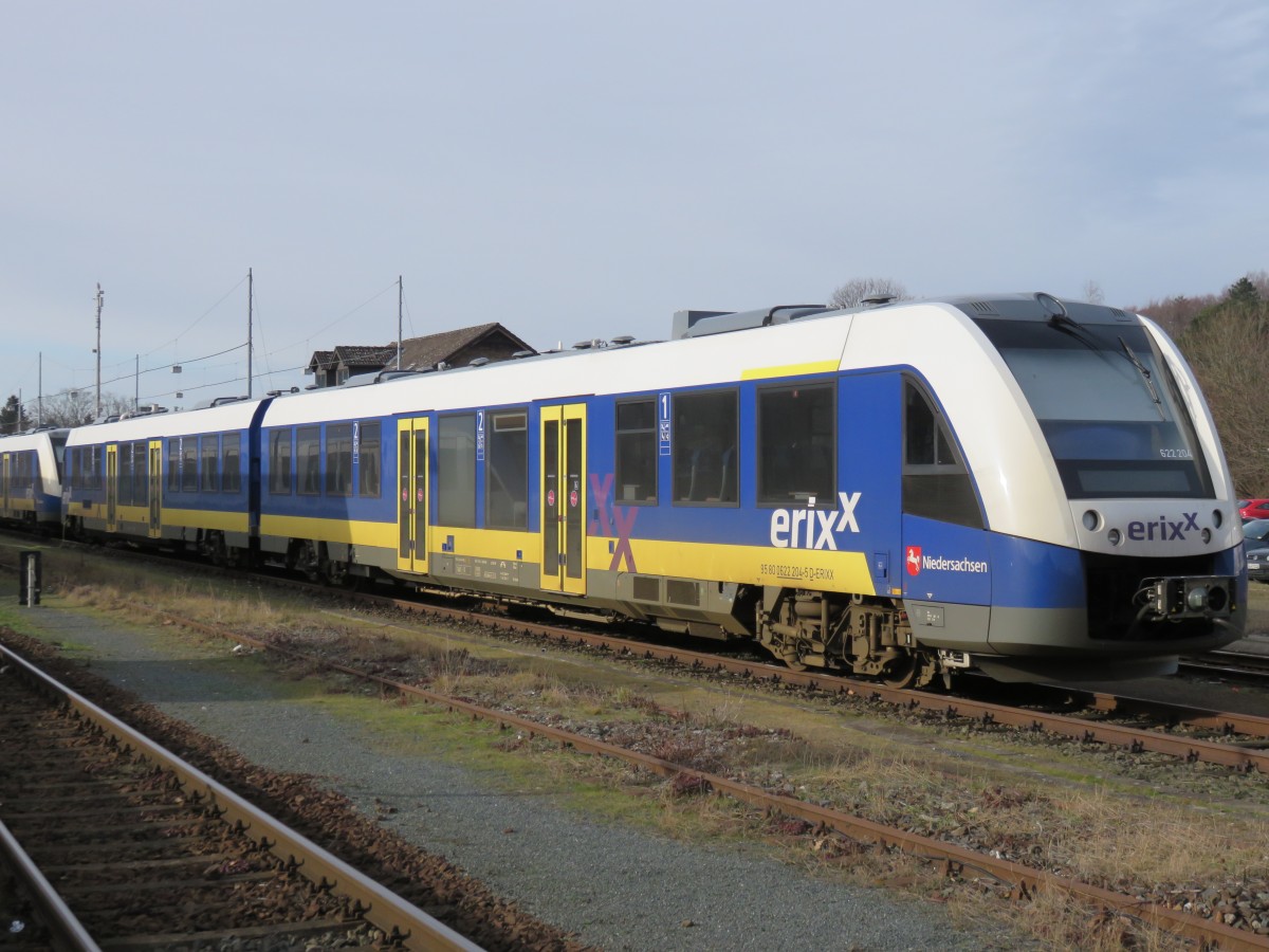 Lint 54 der Erixx GmbH am 14.02.2015 im Bahnhof von Goslar 