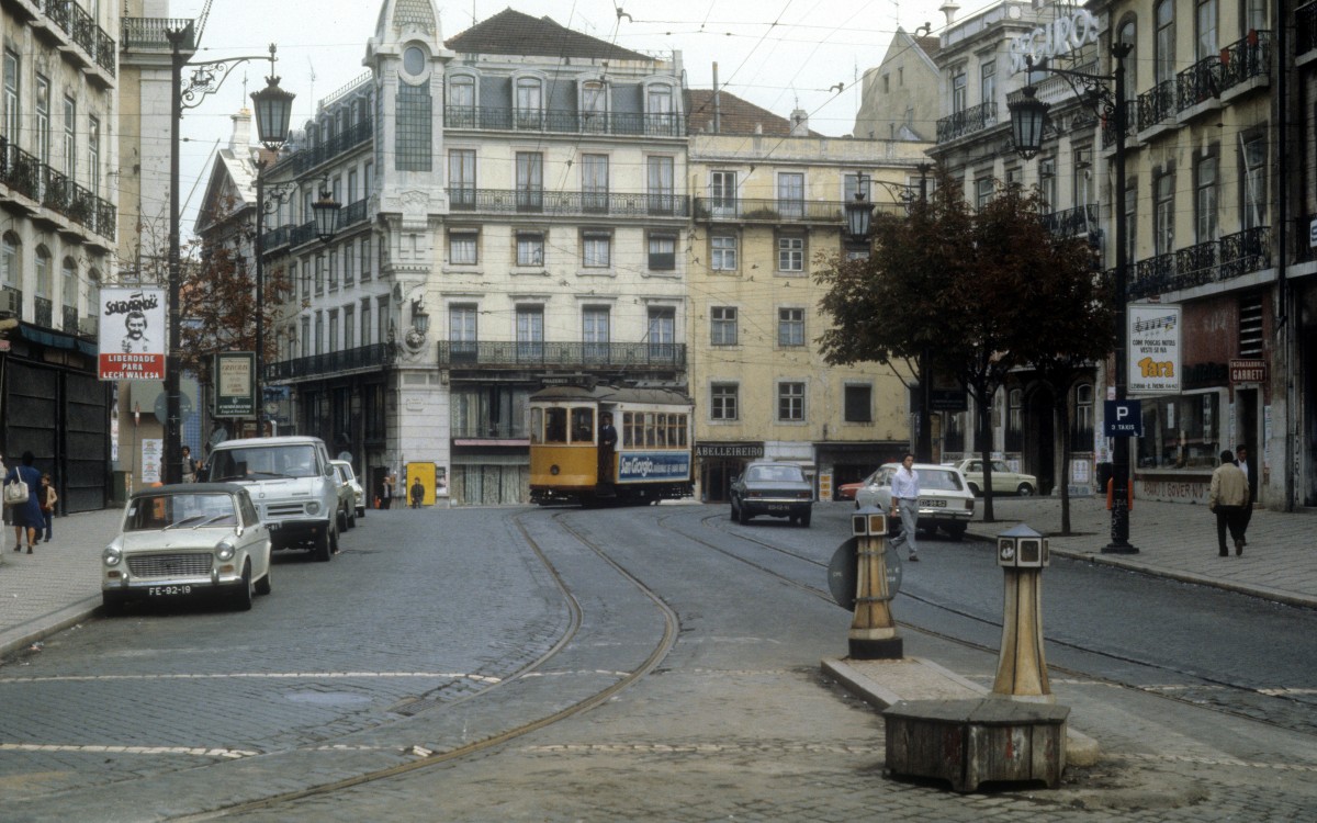 Lisboa / Lissabon Carris SL 28 (Tw 731) im Oktober 1982.