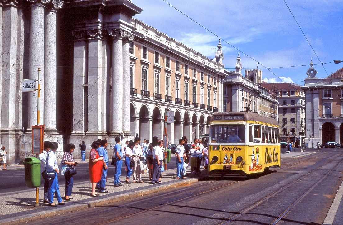 Lisboa 494, Praca do Comercio, 12.09.1990.
