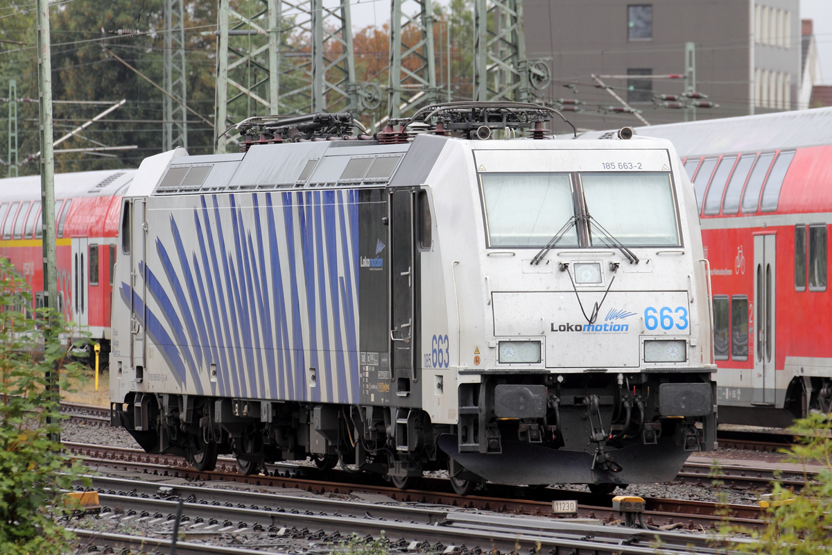 LM 185 663-2 abgestellt in Bremen 25.9.2019