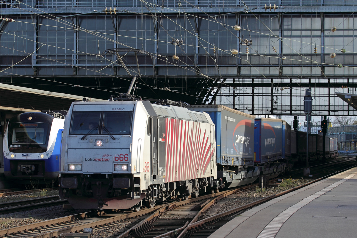 LM 185 666-5 in Bremen 5.11.2021