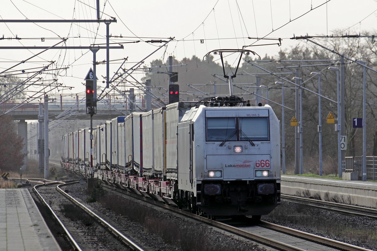 LM 185 666-5 in Eystrup 28.1.2022