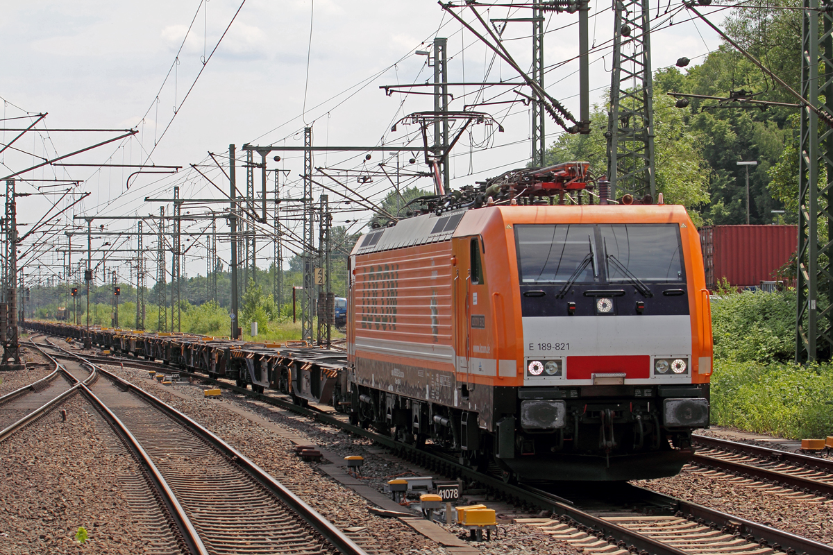 Locon 189 821-2 in Hamburg-Harburg 9.6.2021