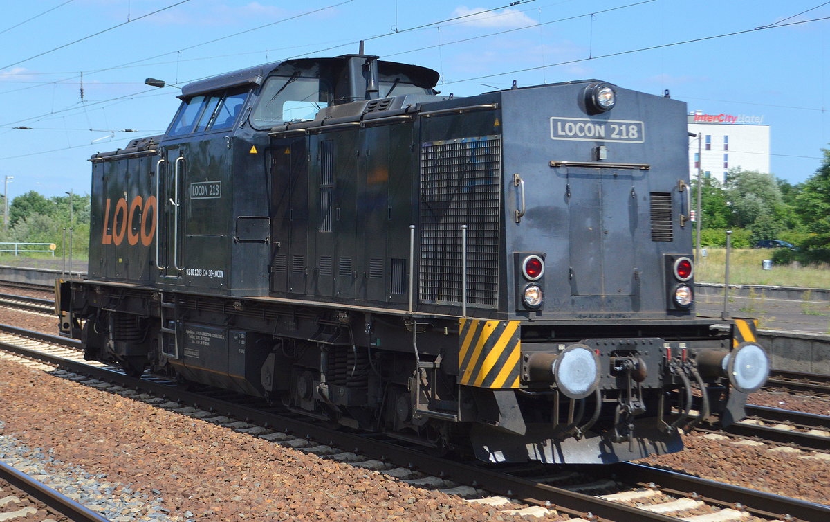 LOCON 218 (92 80 1203 124-3 D-LOCON) am 12.06.18 BF. Flughafen Berlin-Schönefeld.