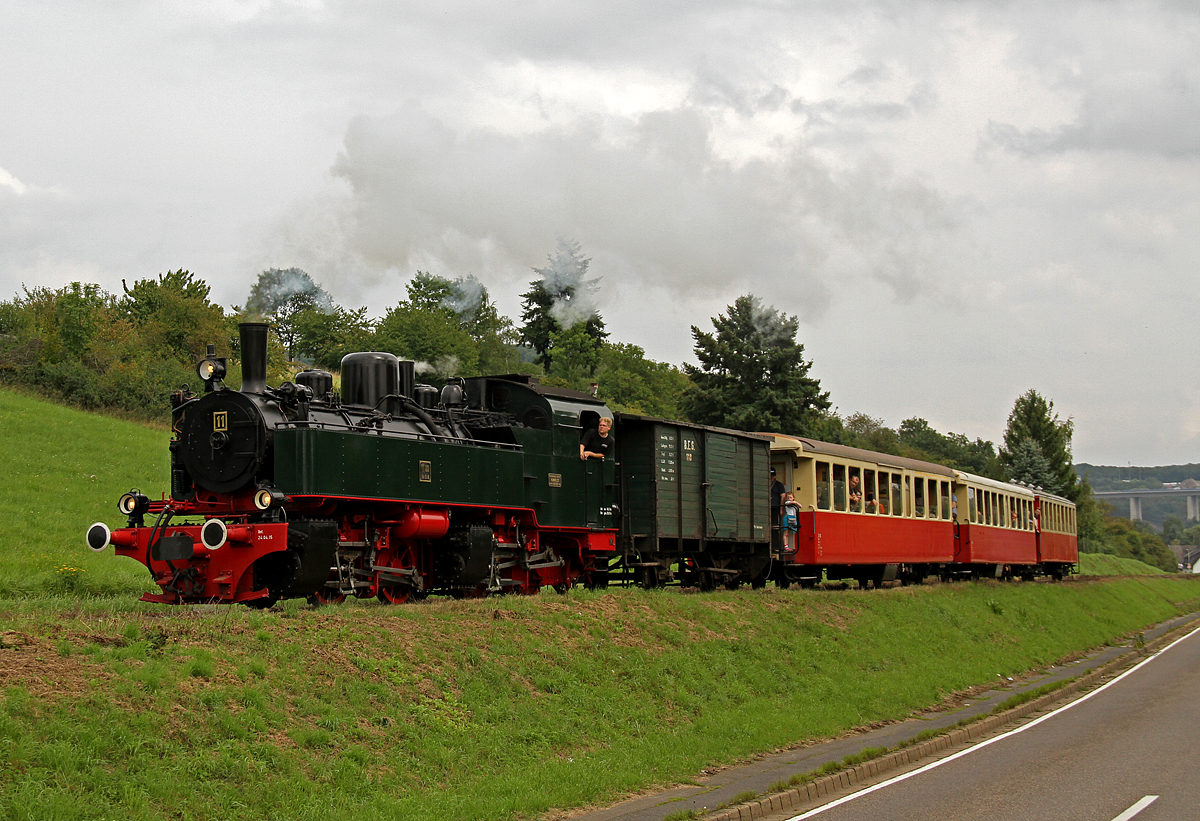 Lok 11sm der BEG kurz vor Oberzissen am 26.08.2017