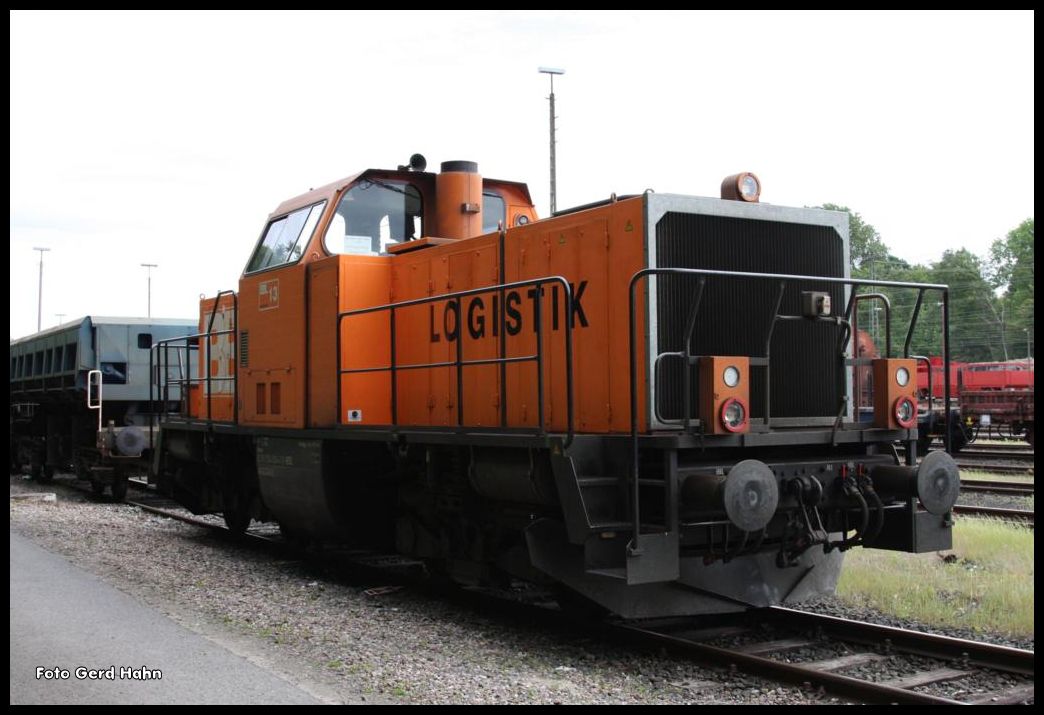 Lok 13 der BBL Logistik am 2.6.2015 im Bahnhof Bielefeld - Brackwede.