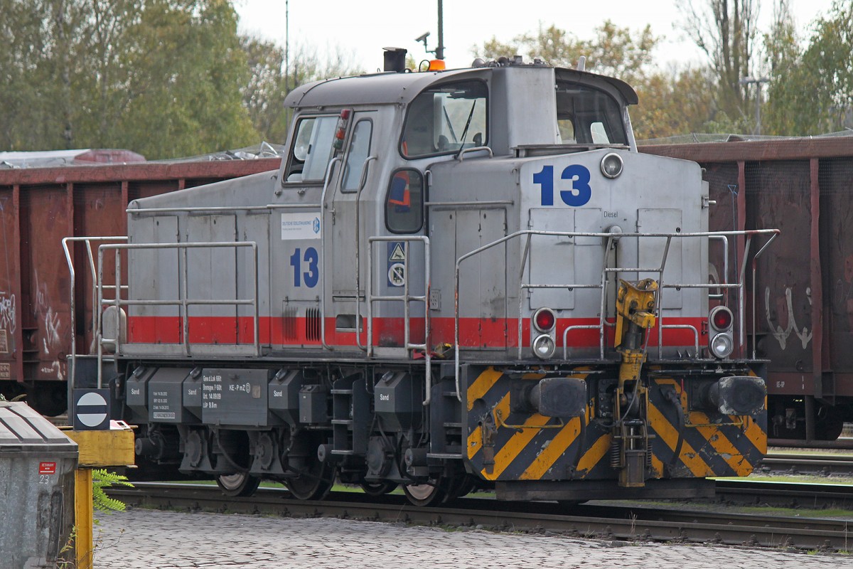 Lok 13 der Deutschen Edelstahlwerke GmbH am 01.11.14 in Witten.