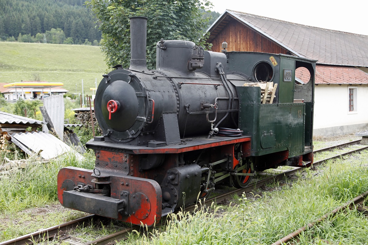 Lok 13 in Pöckstein-Zwischenwässern am 26.07.2015.