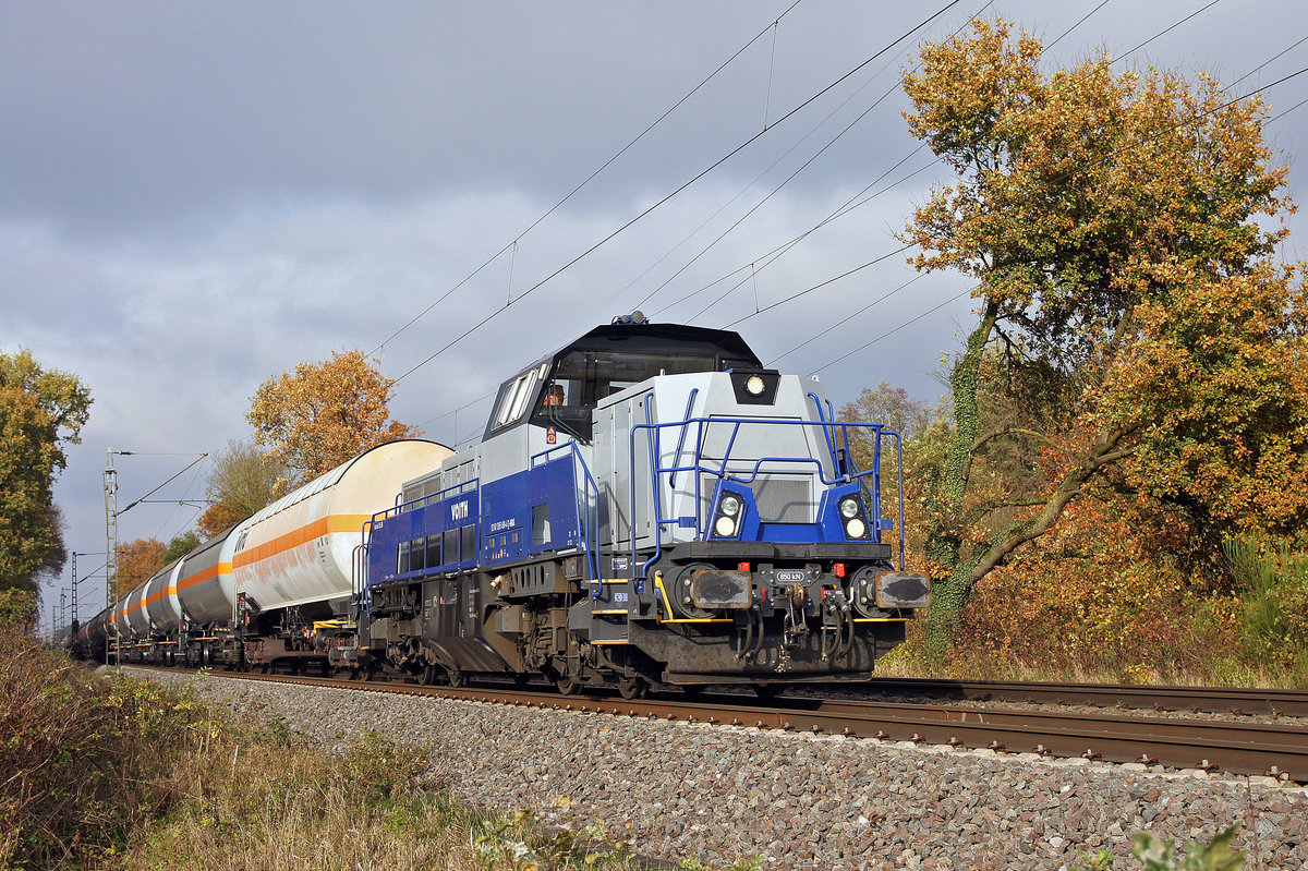 Lok 265 499-4 von Voith am 08.11.2016 in Lintorf.