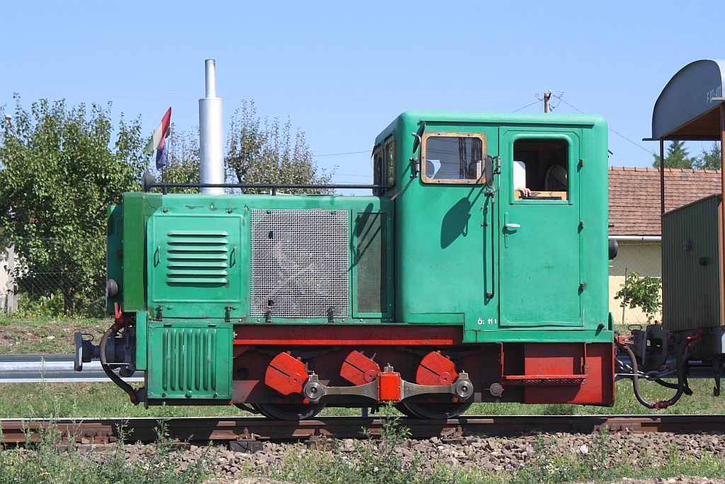 Lok  D 04-601  der Börsöny Kisvasút am 07.September 2013 in der Hst. Szob.