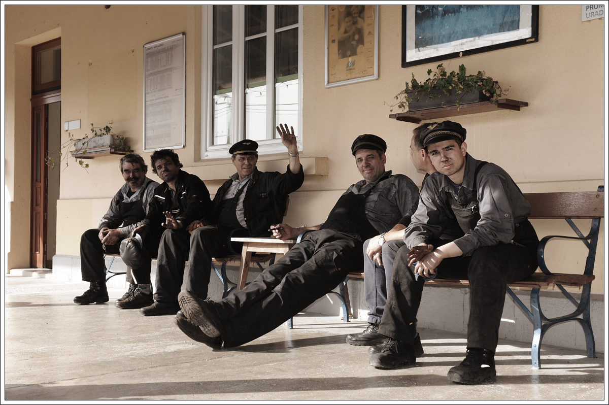 Lokmannschaft der 06-018 vom 9.10.2015, aufgenommen in Prvačina. 