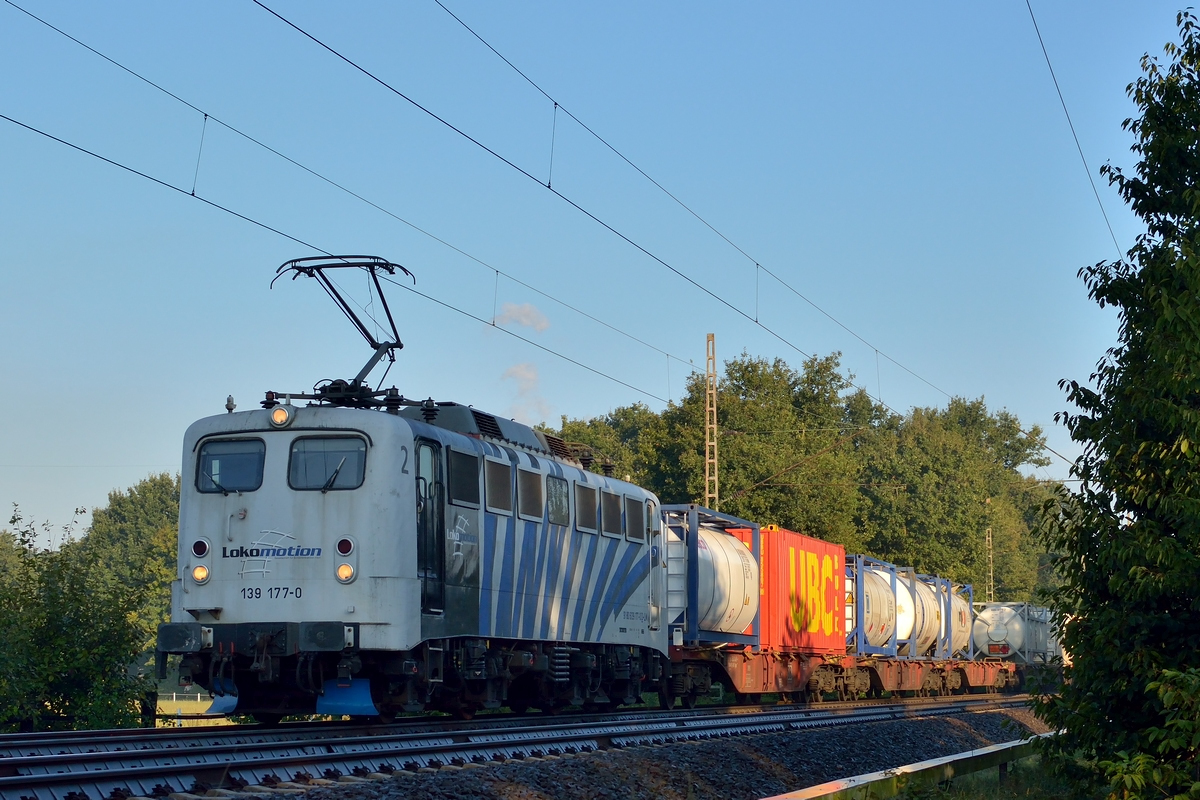 Lokomotion 139 177-0 am 27.08.2014 in Dinslaken.