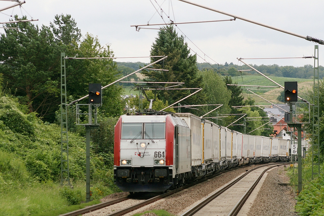 Lokomotion 185 664 // Heidelsheim Nord // 17. Juli 2012