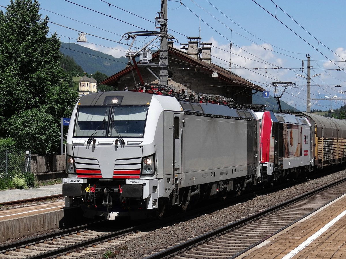 Lokomotion 193 773 + 185 664 - Steinach in Tirol - 15-06-2017